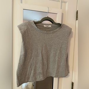 Padded shoulder muscle t shirt